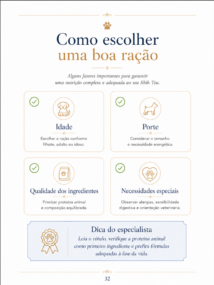 Guia de alimentação